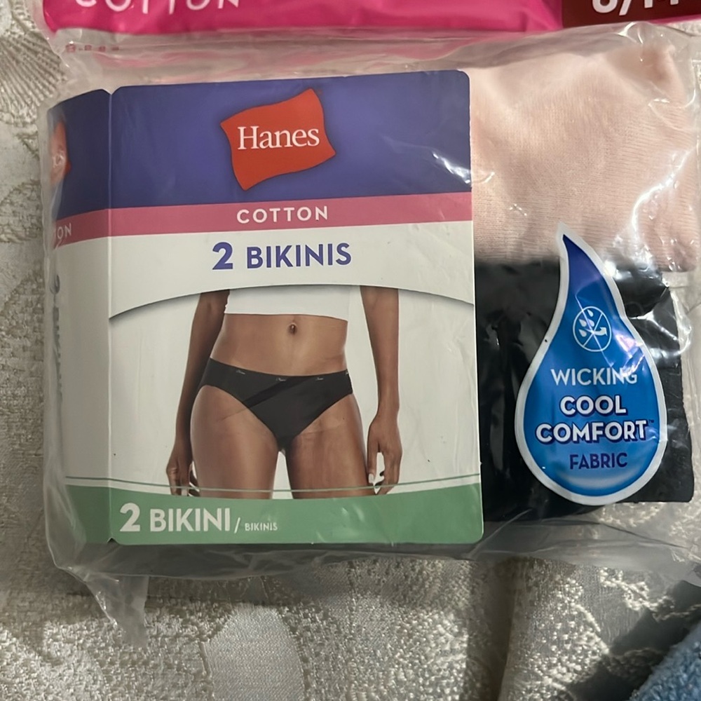 Hanes Cotton Bikini Underwear 2-Pack